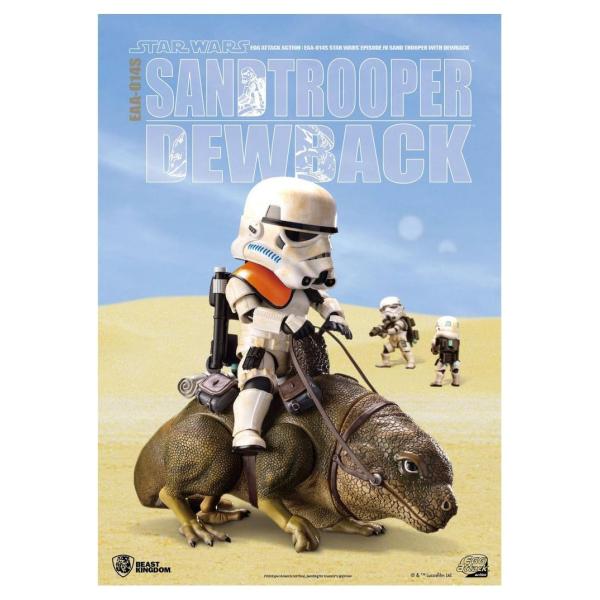 STAR WARS Beast Kingdom Egg攻撃Dewback &amp; Sandtrooper...