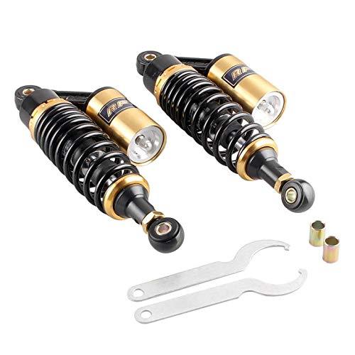 Mallofusa 11 Inch 280mm Pair Motorcycle Shock Abso...