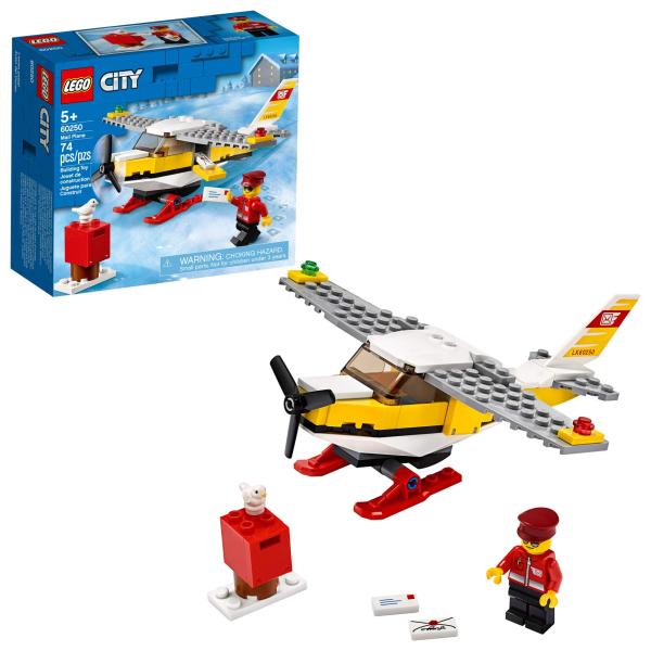 LEGO City Mail Plane 60250 Pretend Play Toy, Fun B...