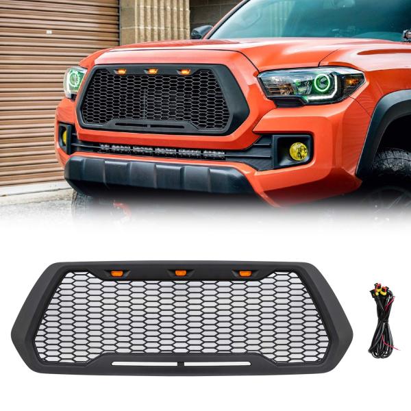 VZ4X4 Black Grill Mesh Grille, Compatible with Toy...