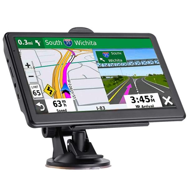 車用GPSナビゲーション、7インチ車両GPS衛星ナビゲーションシステム、車用音声ターン方向リマインダ...