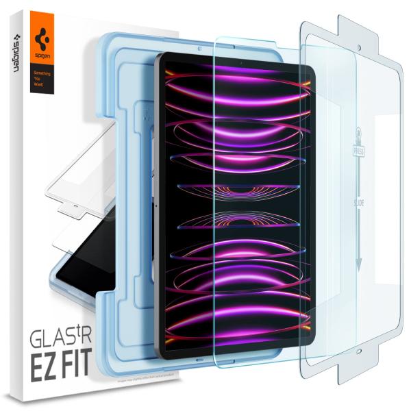 Spigen EZ Fit ガラスフィルム iPad Pro 12.9 第6世代 M2 2022 、...