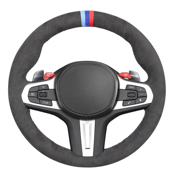 MEWANT Hand Stitched Car Steering Wheel Cover for ...