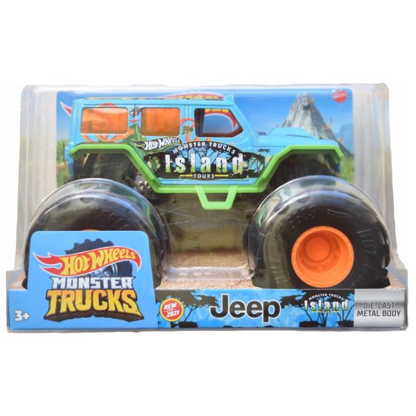 Hot Wheels Monster Trucks Jeeps   Island Tours 1:2...