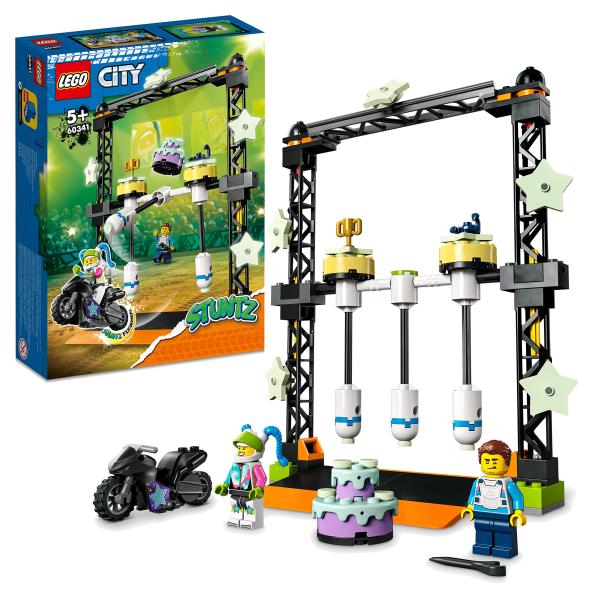 レゴ(LEGO) シティ ノックダウン・スタントチャレンジ 60341 おもちゃ ブロック プレゼン...