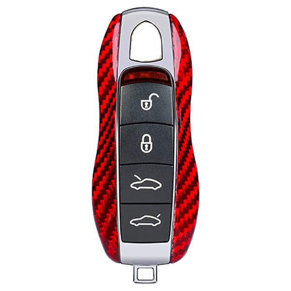 M.JVisun Genuine Carbon Fiber Key Fob Cover for Po...