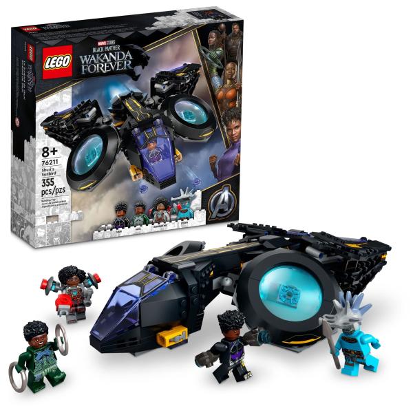 LEGO Marvel Shuri&apos;s Sunbird, Black Panther Aircraf...