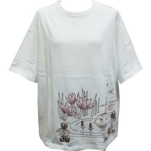 ムーミン ビッグTシャツ 水面 BIGサイズ MM-6884WHホワイト フリーサイズ