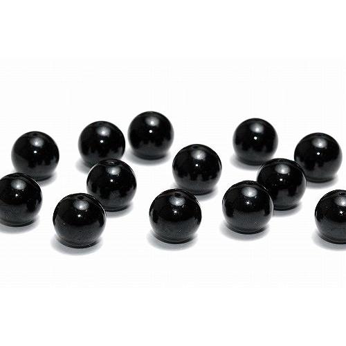モリオン(黒水晶)ビーズ【AAA】【12mm】 5粒