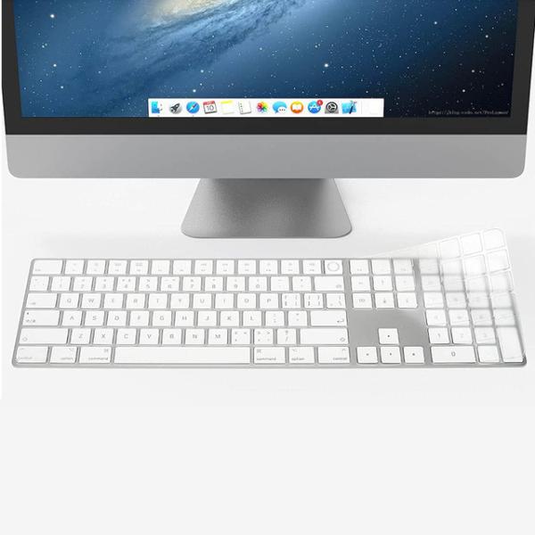 シリコンキーボード保護カバー,アップル用,Bluetooth,ワイヤレス,keybord imac1...