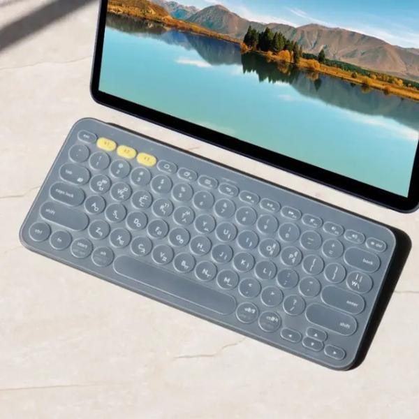 韓国のキーボードカバー,透明,耐久性,耐摩耗性,防塵,logitech k380用tpu