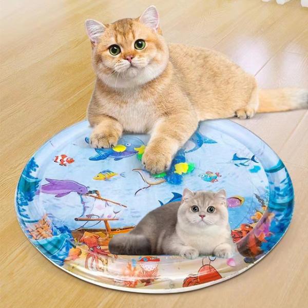 ペット用感覚プレイマット,犬と猫用のインフレータブルウォーターベッド,屋外ウォータークッション,冷却...