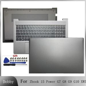 HPラップトップケース,オリジナル,zbook 15,power,g7,g8,g9,g10,xw5,LCDバックカバー,フロントフレーム,トップパーム