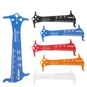 自転車チェーン摩耗チェックツール、チェーン摩耗インジケーター、フック自転車ボルト測定ツール、3 in 1