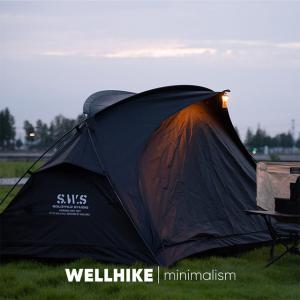 WELLHIKE 軽量キャンプテント雨と太陽屋外ハイキングバックパッキング旅行ハイキングテントフィールドパークキャンプ用品