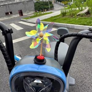 クリエイティブかわいいミニ風車装飾電気自動車オ...の詳細画像1