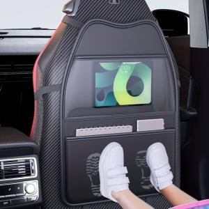 新しい車のシートバックキックプロテクター PU...の詳細画像2