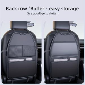 新しい車のシートバックキックプロテクター PU...の詳細画像3