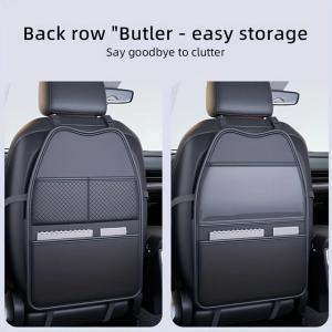 PUレザー製カーシートキックプルーフパッド、ポ...の詳細画像4