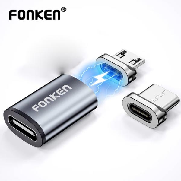 USB C Cable Magnetic Adapter Micro USB Type C Magn...