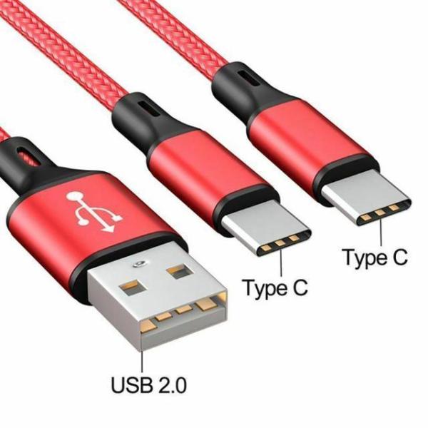 2 in 1 Data Cable Dual Head Charging Cable Only Du...