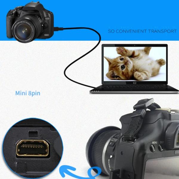 USB Data Transfer Cable UC-E6 for Panasonic DMC-TZ...