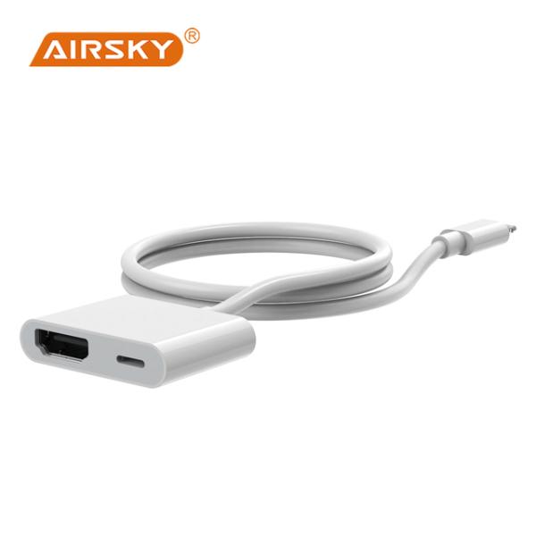 AIRSKY Lightning to PD HDMI Docking Station Hub fo...