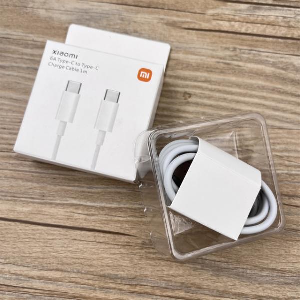 Original Xiaomi 120W 90W 6A Type C To Type C Cable...