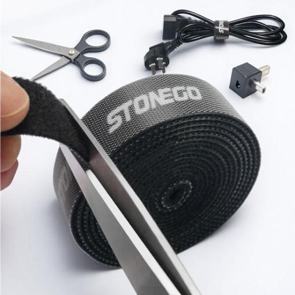 Double-sided Tape Cable Ties Nylon Straps Hook and...