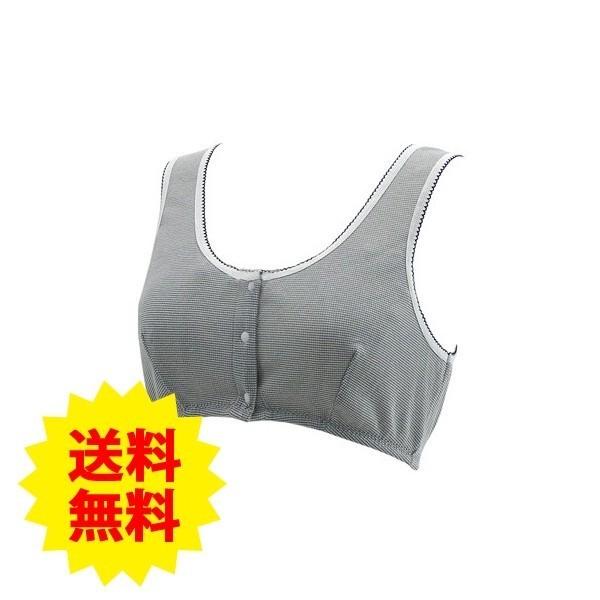授乳ブラ 授乳ブラジャー マタニティブラ マタニティ ブラジャー 前開き ボーダーグレー L アメジ...