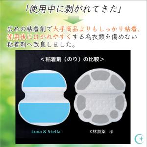 脇汗パッド 止める方法 汗取りパッド 脇汗シー...の詳細画像3
