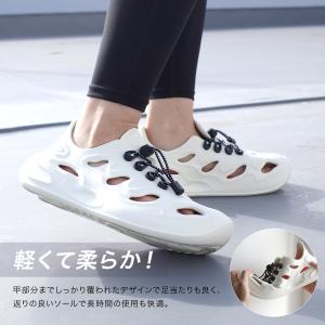 メンズ サンダル 穴あき スニーカー スポサン...の詳細画像5