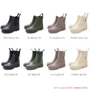 レインブーツ レディース ミドルカットブーツ ...の詳細画像1