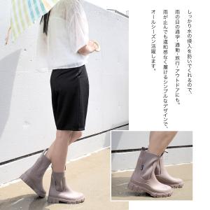 レインブーツ レディース ミドルカットブーツ ...の詳細画像5