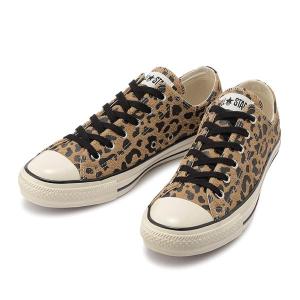 コンバース スニーカー レディース スエード オールスター US レパード CONVERSE SUEDE ALL STAR US LEOPARD OX アニマル柄 レオパード｜amiami345