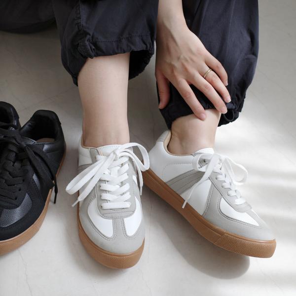 スニーカー ジャーマントレーナー  靴 ローカット レースアップ amiamiアミアミasa