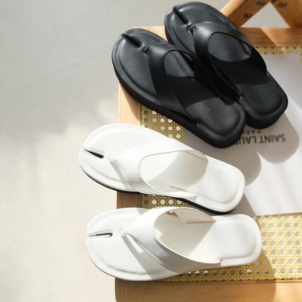 サンダル レディース 足袋サンダル ビーチトングサンダル 厚底 疲れない 履きやすい アミアミasa