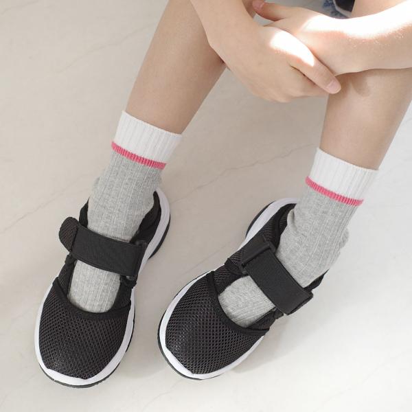 【返品交換不可】キッズ メッシュシューズ スニーカー キッズ ジュニア ベビー マジックテープ 履き...