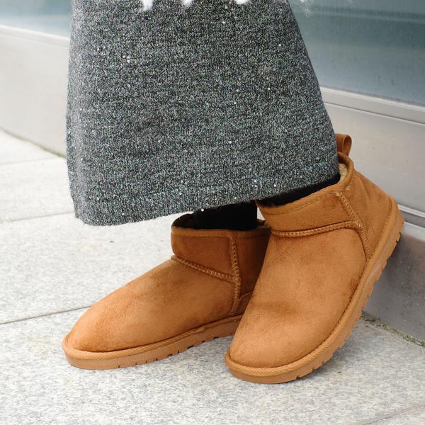 ムートンブーツ ショートブーツ レディース 滑らない 歩きやすい amiamiアミアミ