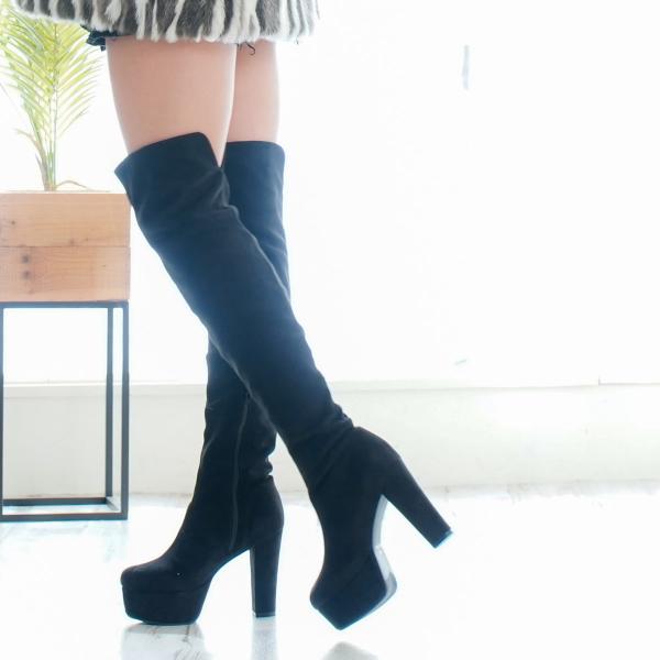 ニーハイブーツ 厚底 レディース 歩きやすい 履きやすい ジェリーガール amiamiアミアミ