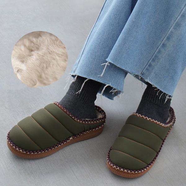 防寒 ファーシューズ スリッポン レディース あったか 履きやすい amiamiアミアミasa