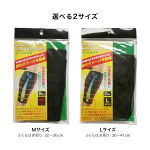 モリト ブラックサポーター 着圧 ふくらはぎ用...の詳細画像3