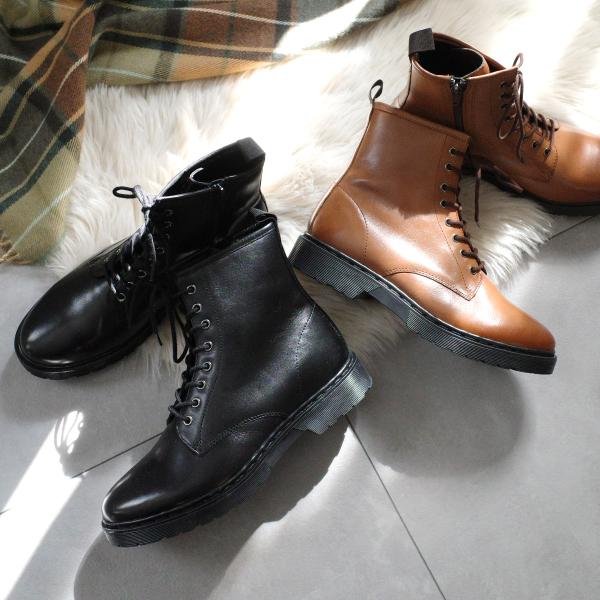 ブーツ レディース 本革 レースアップ 秋冬 牛革 天然皮革 ポインター エンジニアブーツamiam...