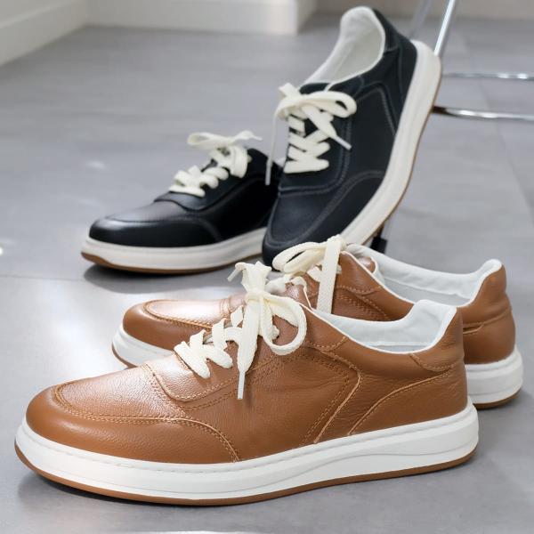 本革 ビジネス スニーカー メンズ 痛くない 疲れない ポインター　amiami　アミアミ