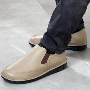 スリッポンシューズ 本革 2WAY メンズ 柔らか 軽量 疲れない 歩きやすい ポインター amiamiアミアミ