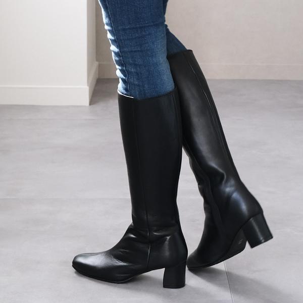 ロングブーツ ブーツ レディース 本革 痛くない 疲れない ポインターamiamiアミアミ