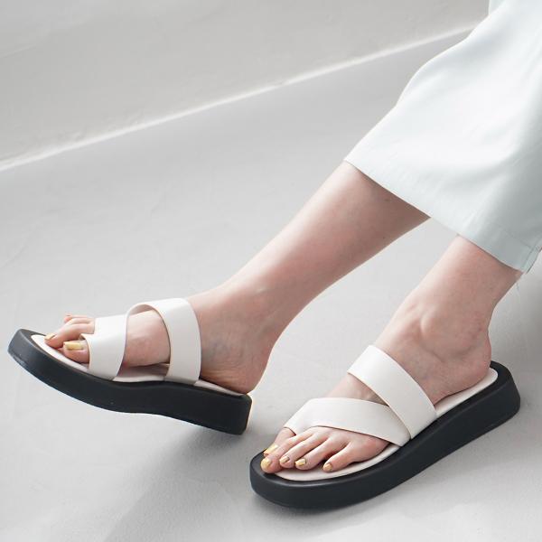 サンダル レディース プラットフォーム サムループサンダル サムリングサンダル 春夏  アミアミ