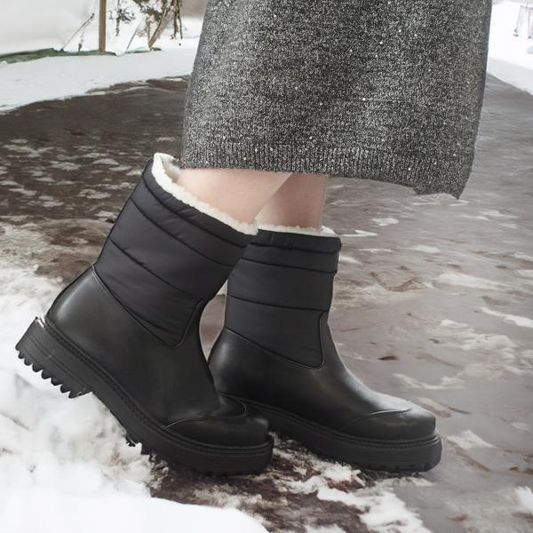 ブーツ 防水 防滑スノーブーツ ショートブーツ　あったか ボア仕様 レディース 撥水 防寒 滑らない...