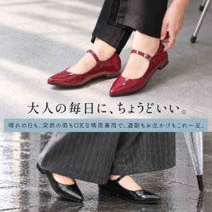 パンプス レディース レインパンプス 晴雨兼用...の詳細画像2