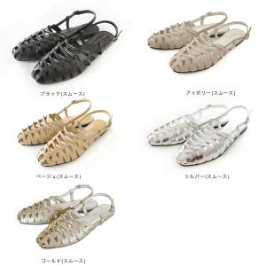 サンダル レディース フラット 春夏 メッシュ...の詳細画像1